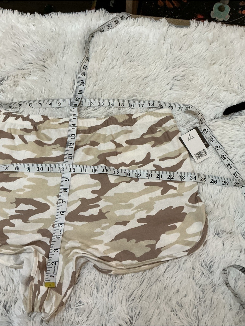 Grayson Threads Camo Print bottoms Lounge Pajama Set 1X Ivory Top 2 Piece - Picture 12 of 13